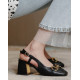 Minuit Vintage Thick Heels